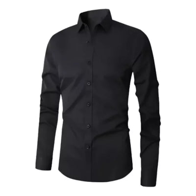 Camisa Slim Fit Social Masculina Manga Longa