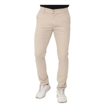 Calça De Sarja Masculina Bege