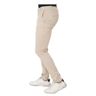 Calça De Sarja Masculina Bege