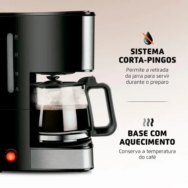 Cafeteira Elétrica Mondial Dolce Arome 550W -127V